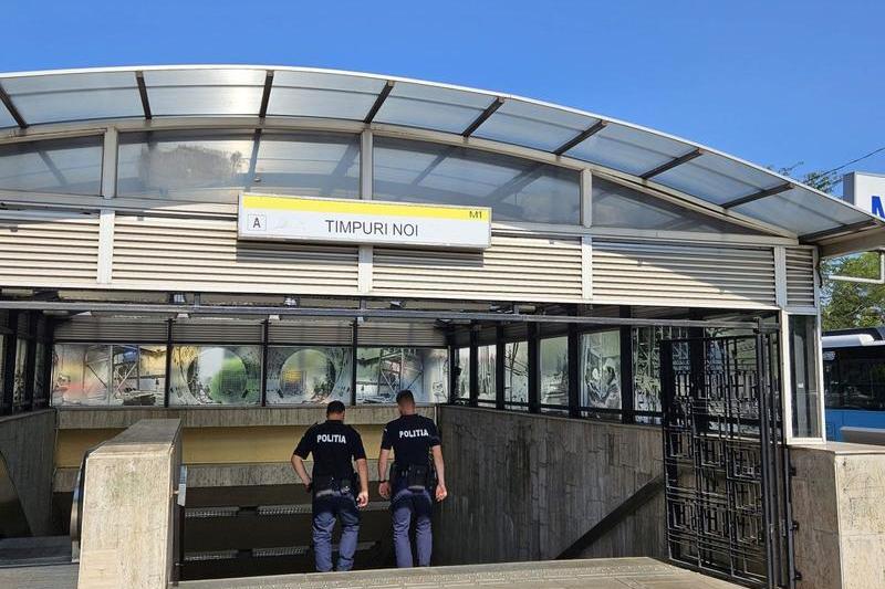 Statia de metrou Timpuri Noi, Foto: Vlad Barza / HotNews.ro